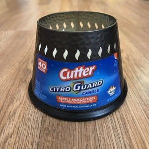 CUTTER Citro Guard Candle Triple Wick Repels Mosquitoes and Other Flying Insects